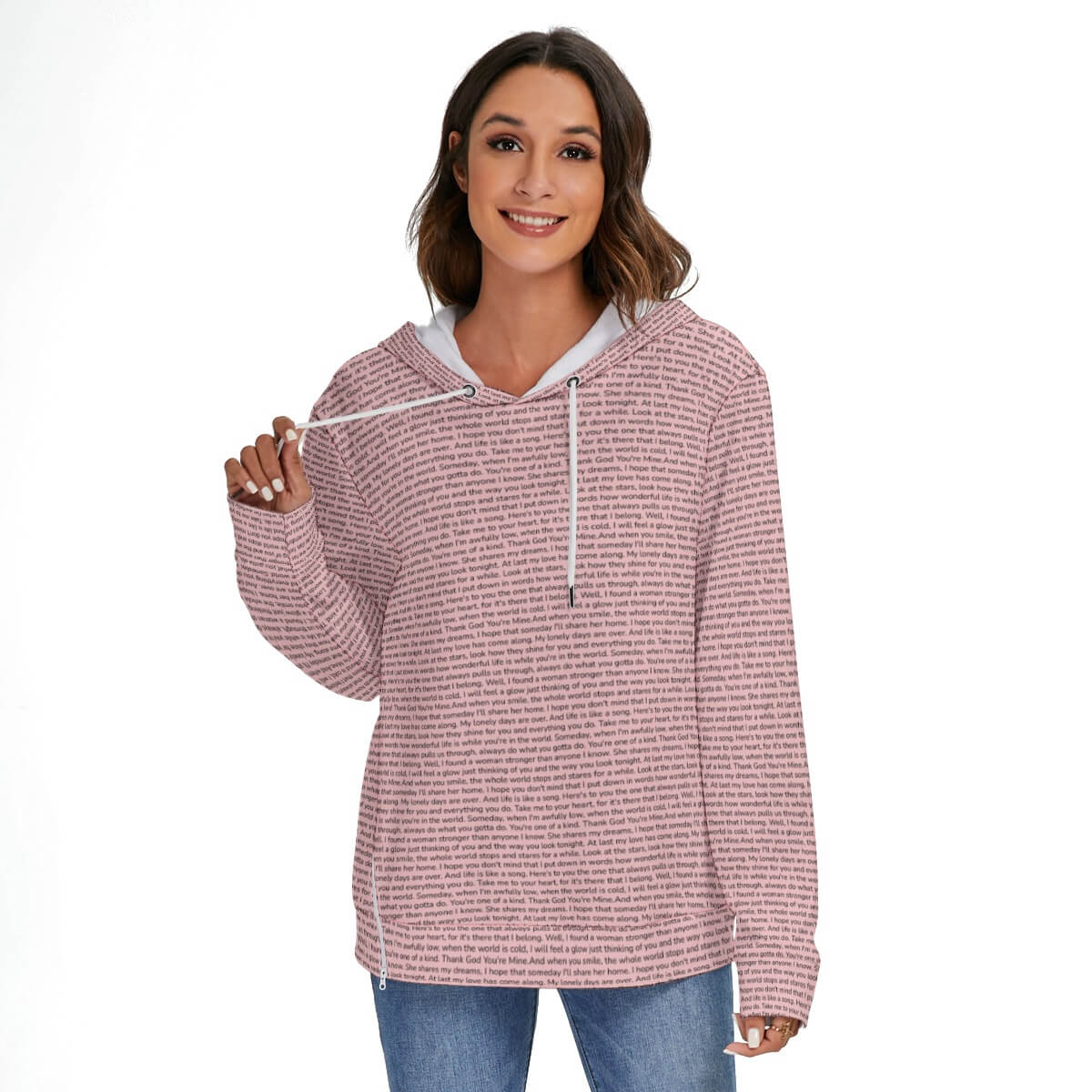 Women's Heavy Fleece Zip-on-the-Side Hoodie