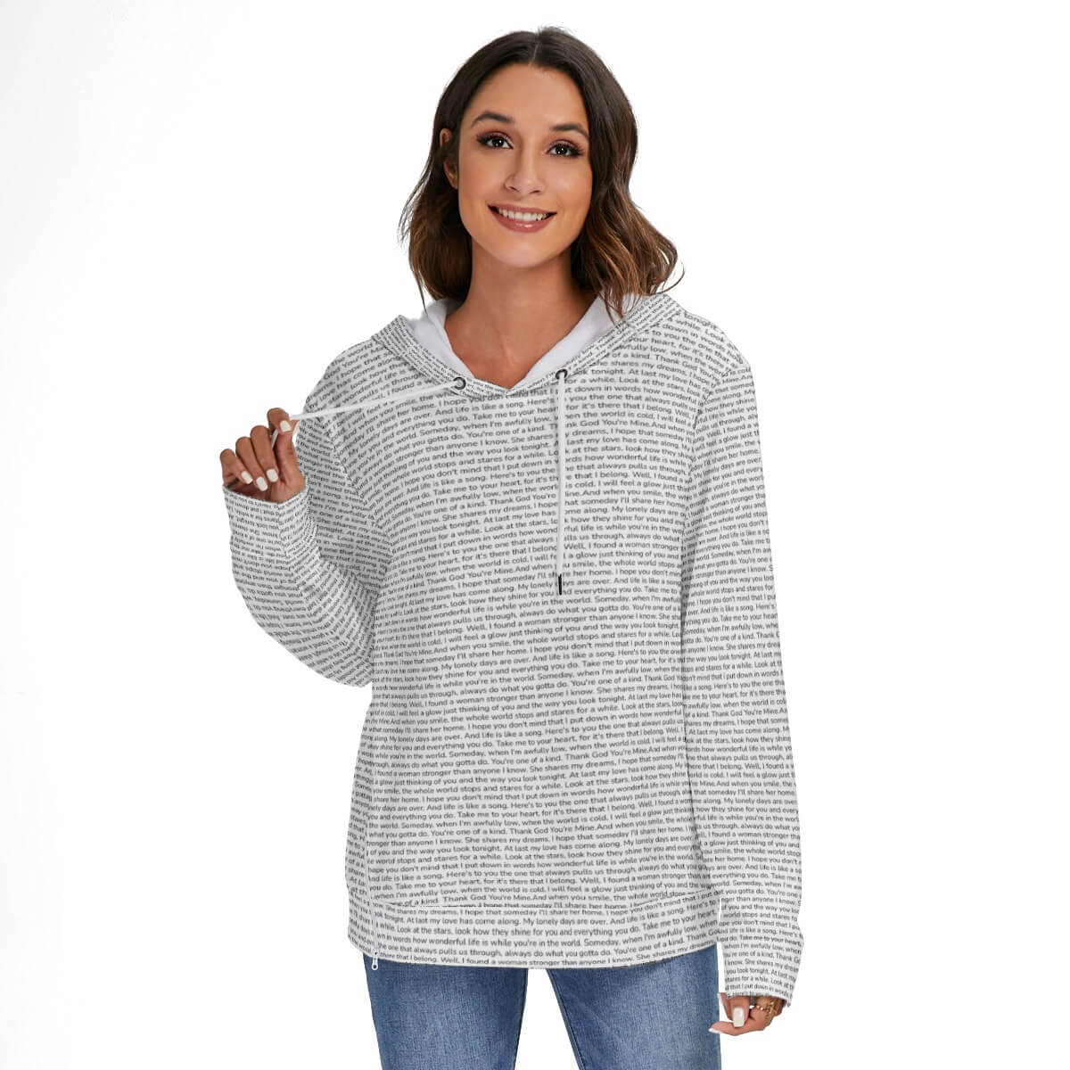 Women's Heavy Fleece Zip-on-the-Side Hoodie