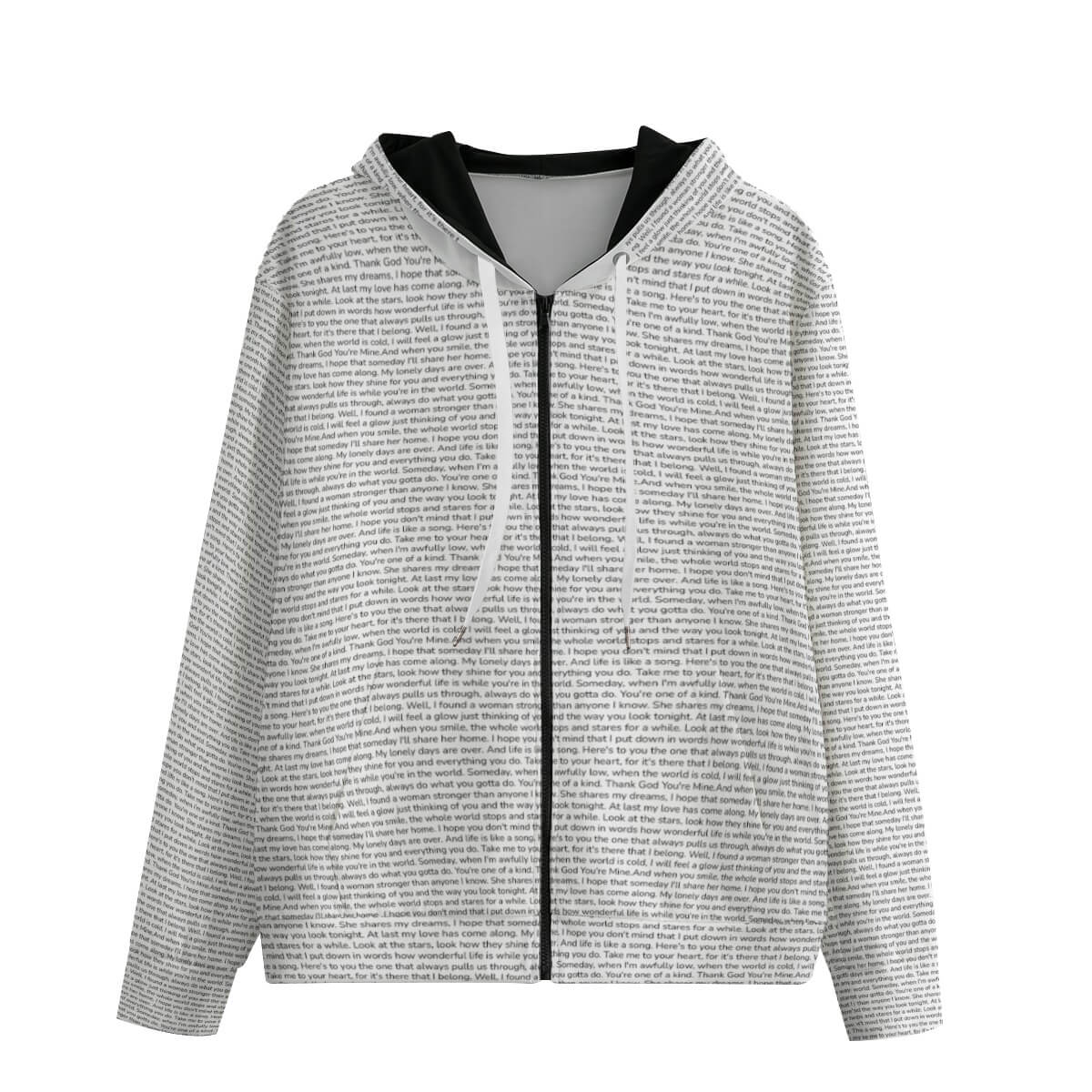 Unisex Cotton Zip Up Hoodie