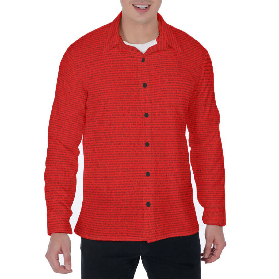 Men's Long Sleeve Button-Up Shirt