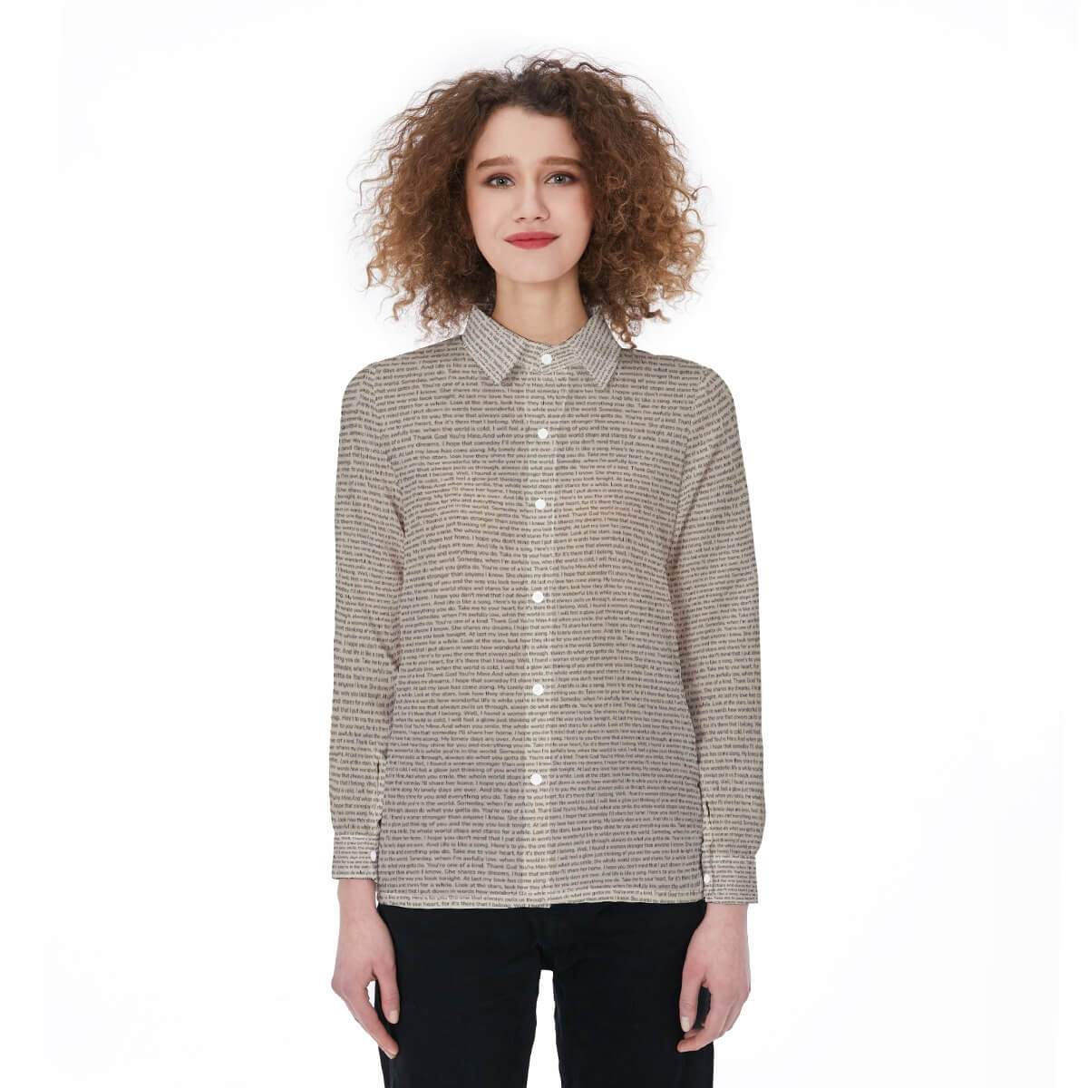Women's Elastic-Back Shirt