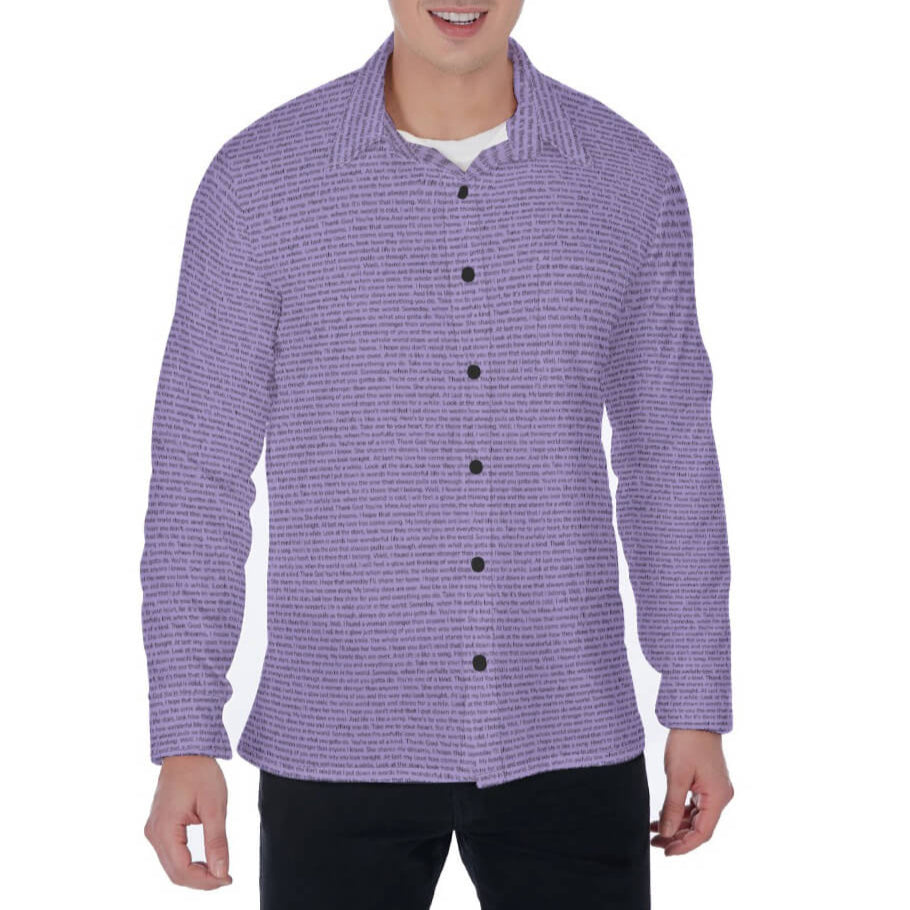 Men's Long Sleeve Button-Up Shirt