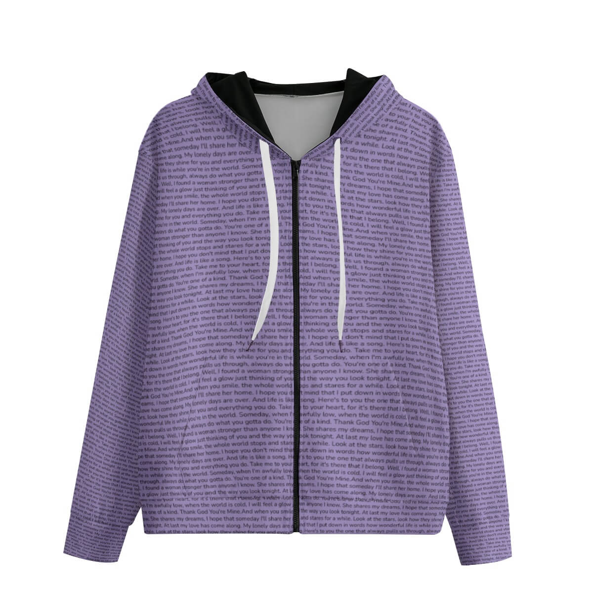 Unisex Cotton Zip Up Hoodie