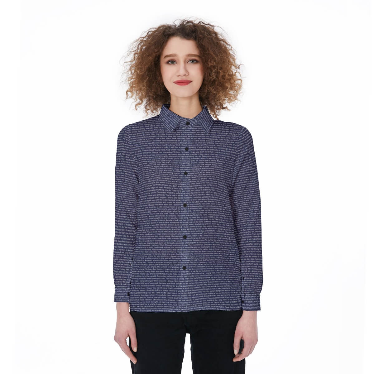 Women's Elastic-Back Shirt