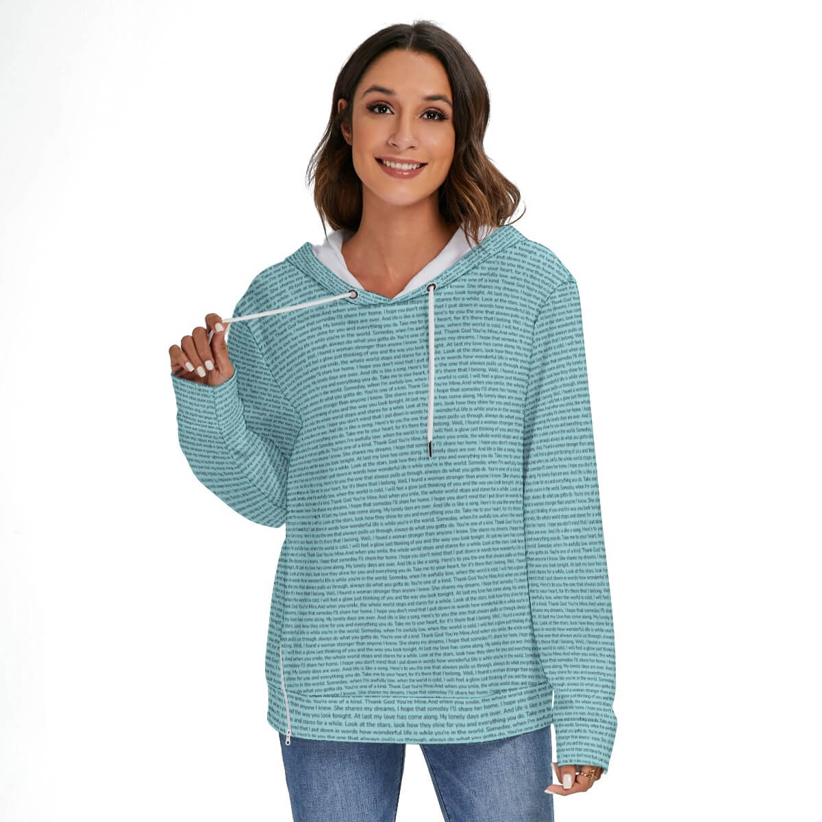 Women's Heavy Fleece Zip-on-the-Side Hoodie
