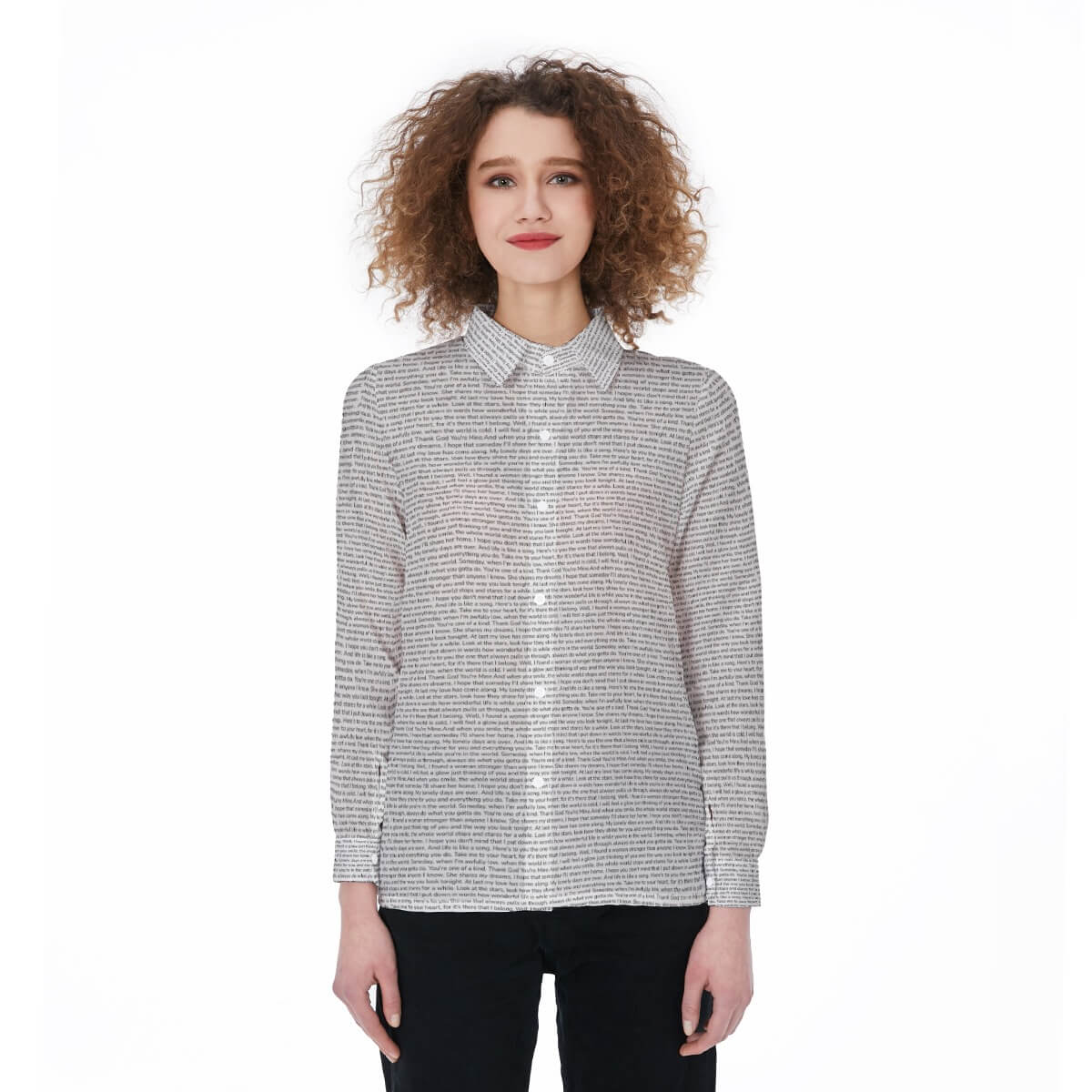 Women's Elastic-Back Shirt