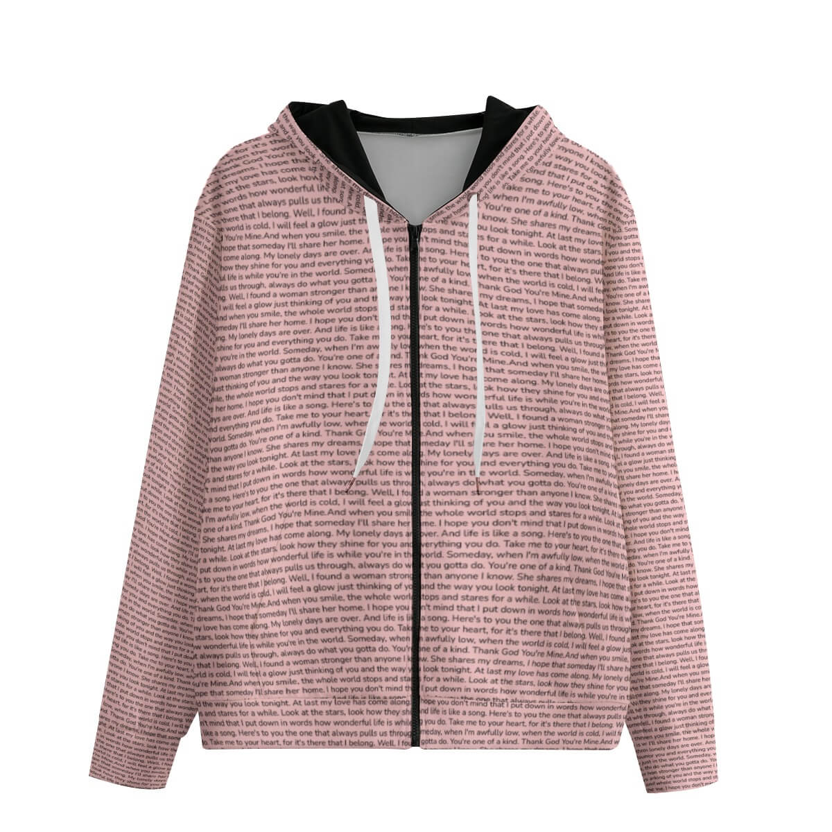 Unisex Cotton Zip Up Hoodie