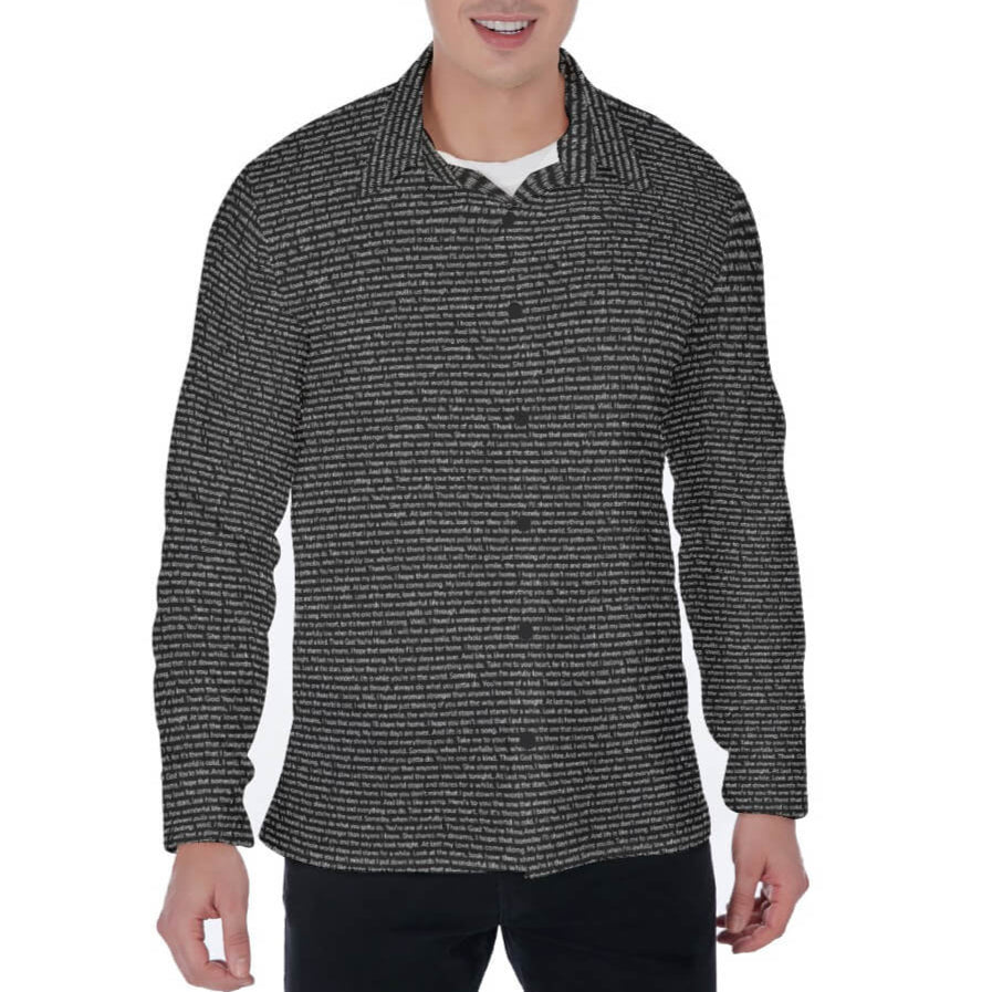 Men's Long Sleeve Button-Up Shirt