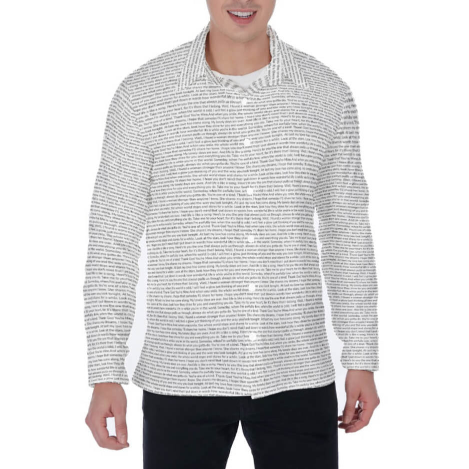 Men's Long Sleeve Button-Up Shirt