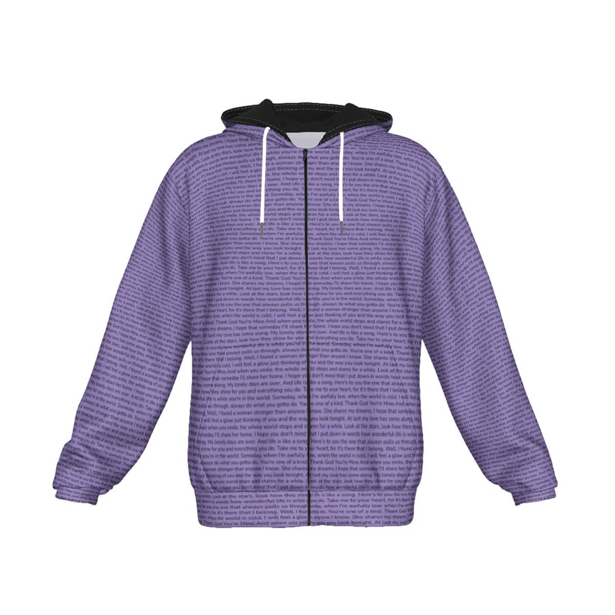 Unisex Heavy Fleece Zip Up Hoodie