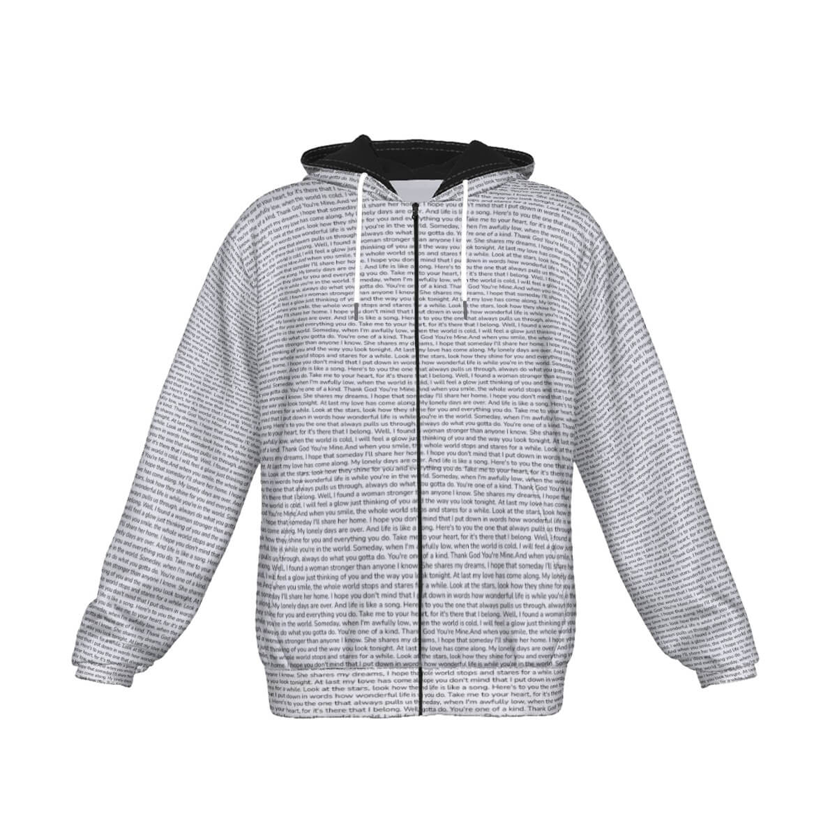 Unisex Heavy Fleece Zip Up Hoodie