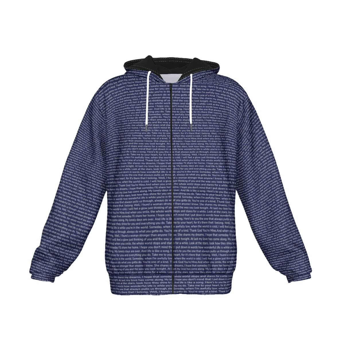 Unisex Heavy Fleece Zip Up Hoodie