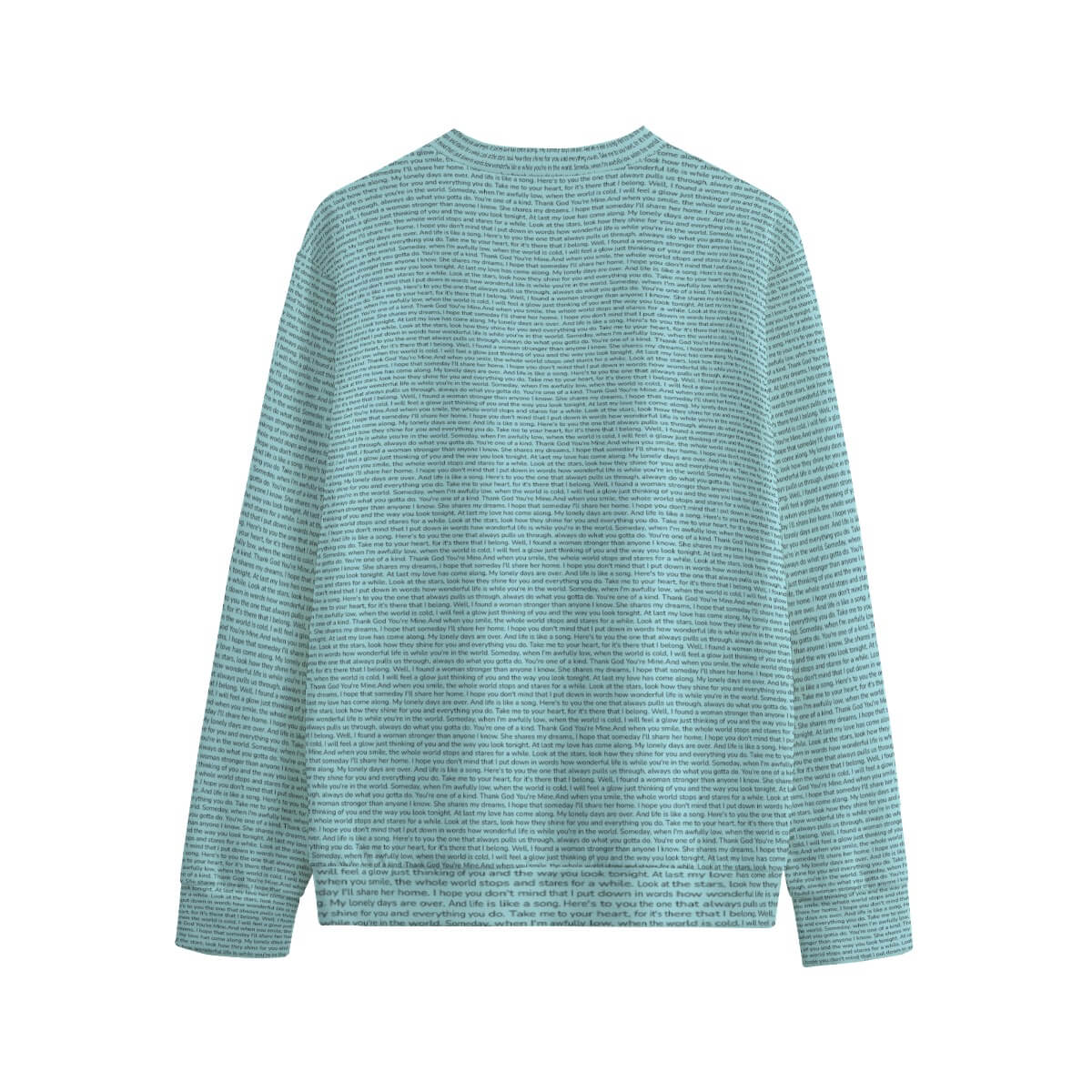 Unisex Cotton O-neck Sweatshirt