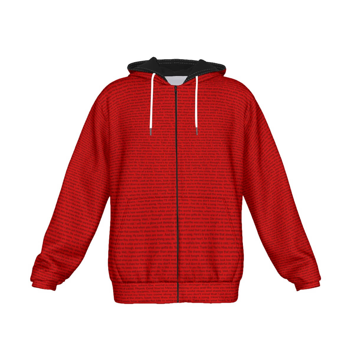 Unisex Heavy Fleece Zip Up Hoodie