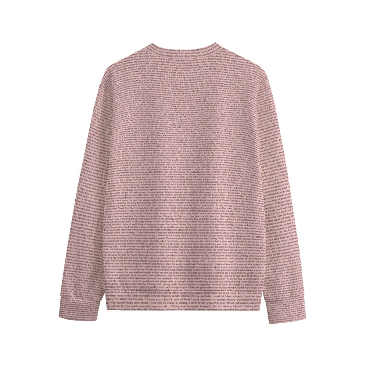 Unisex Cotton O-neck Sweatshirt