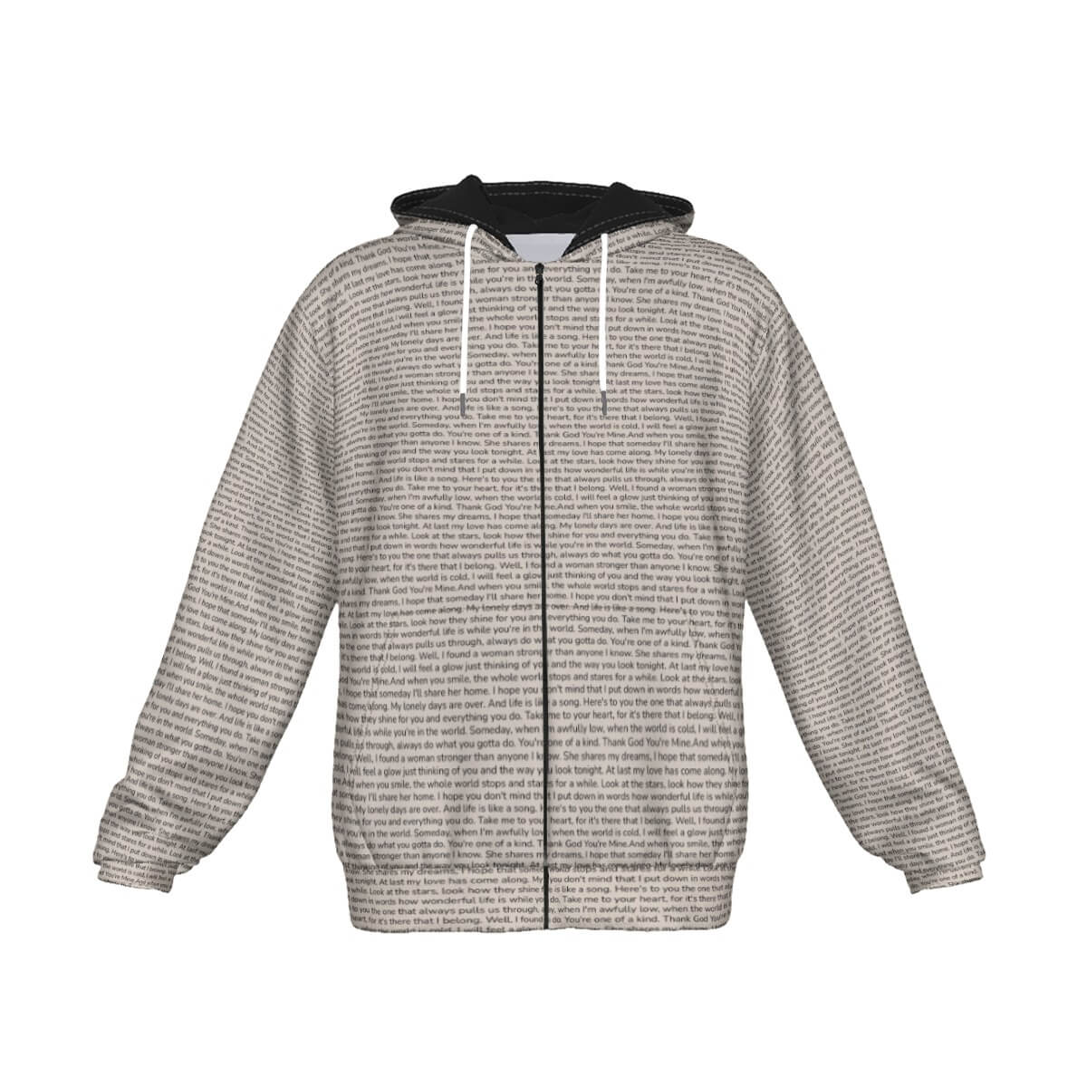 Unisex Heavy Fleece Zip Up Hoodie