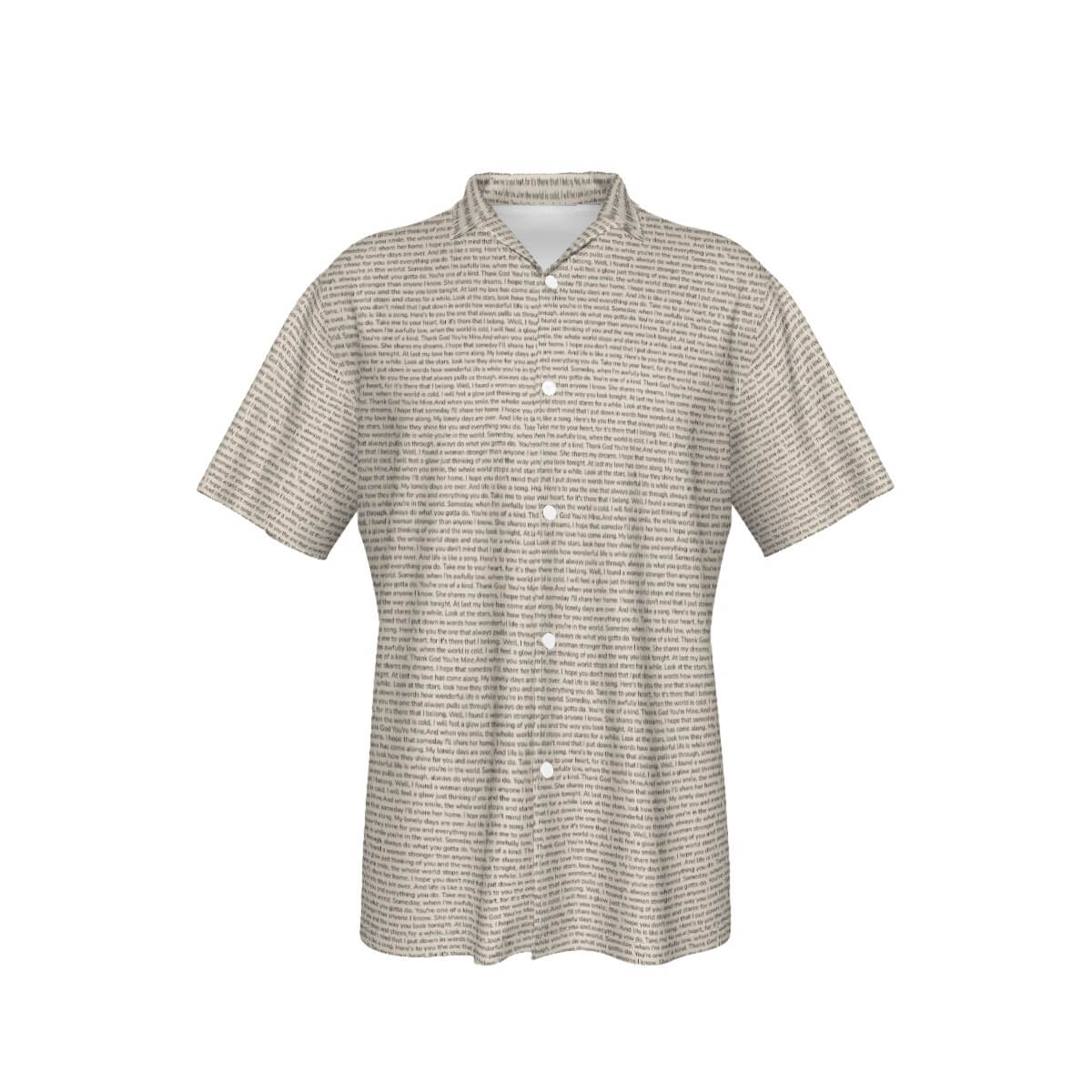 Men's Cotton Hawaiian Shirt