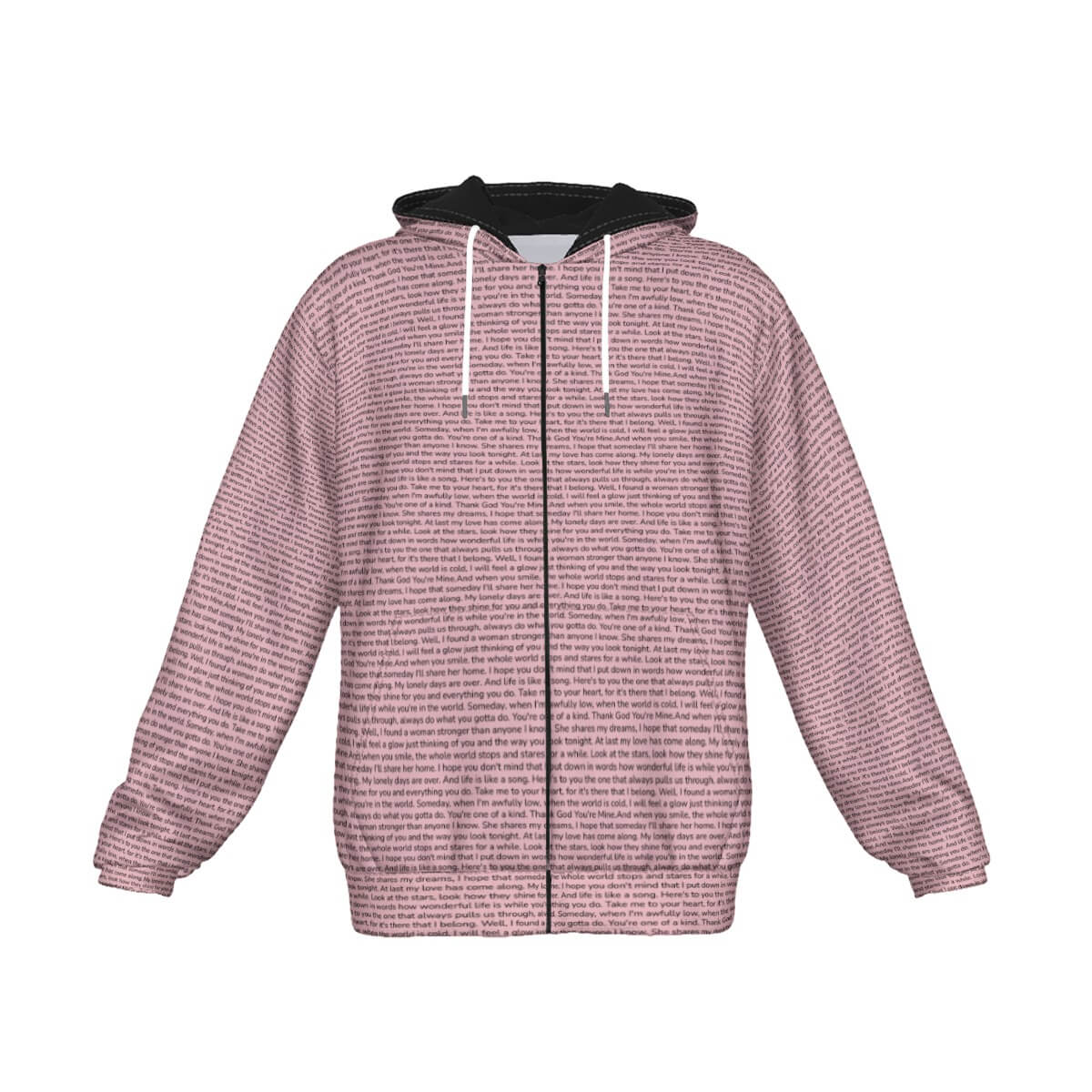 Unisex Heavy Fleece Zip Up Hoodie