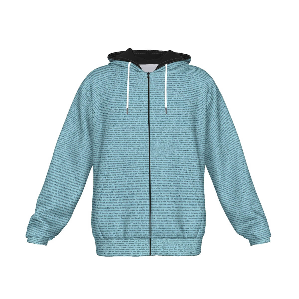 Unisex Heavy Fleece Zip Up Hoodie