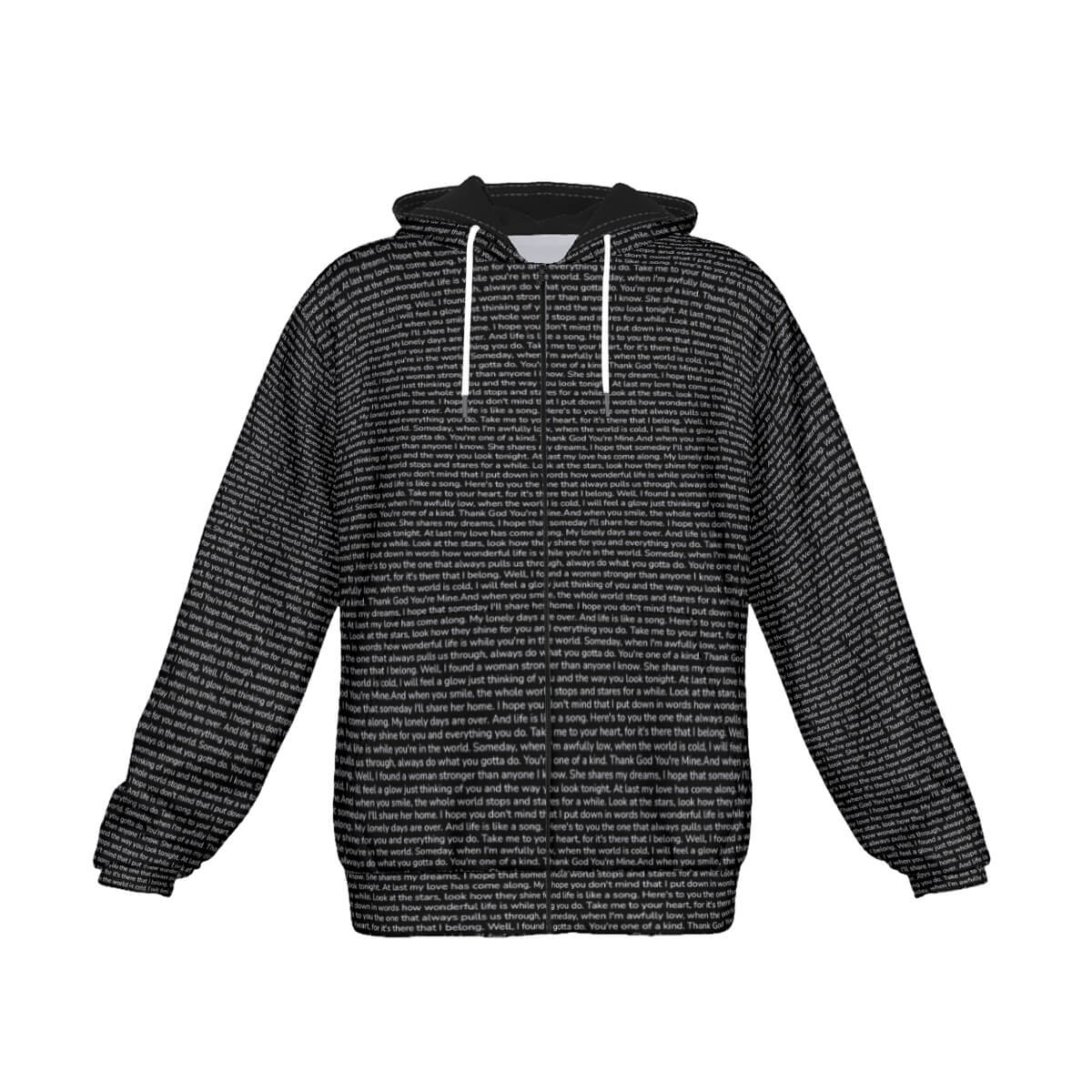 Unisex Heavy Fleece Zip Up Hoodie