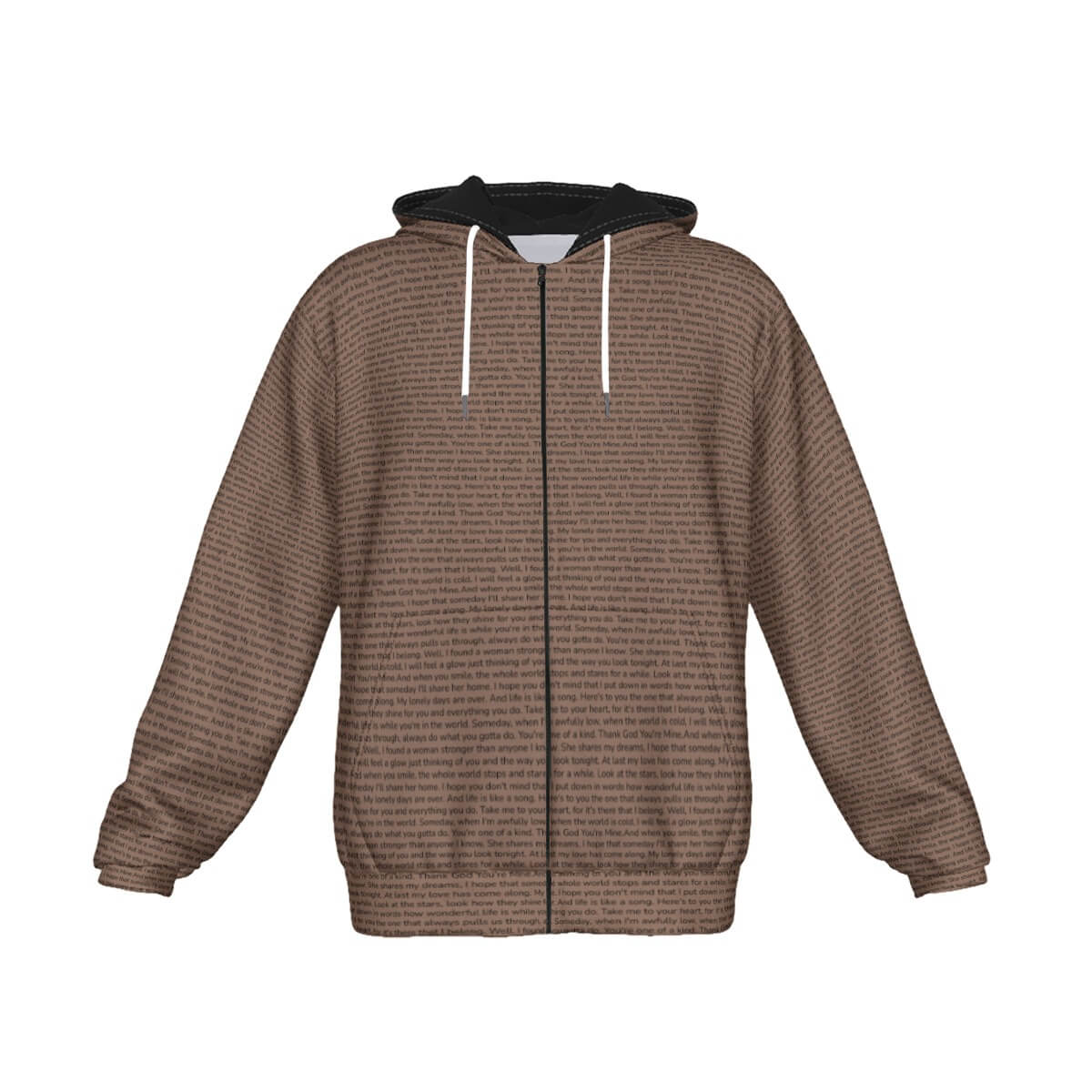 Unisex Heavy Fleece Zip Up Hoodie