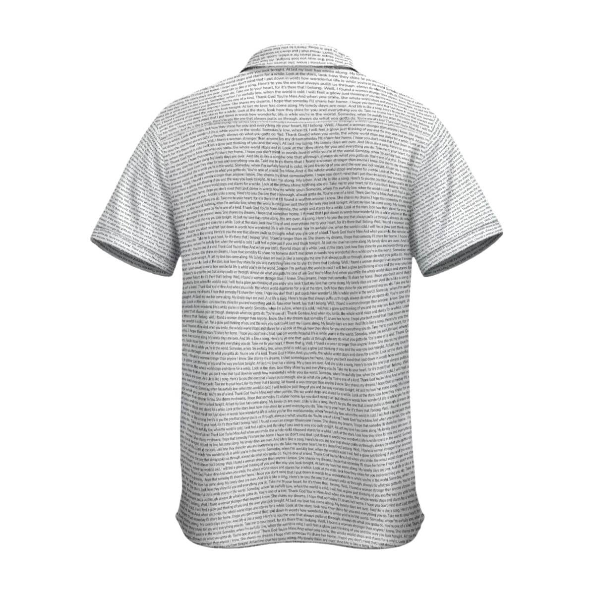 Men's Cotton Short Sleeve Button-Up Shirt