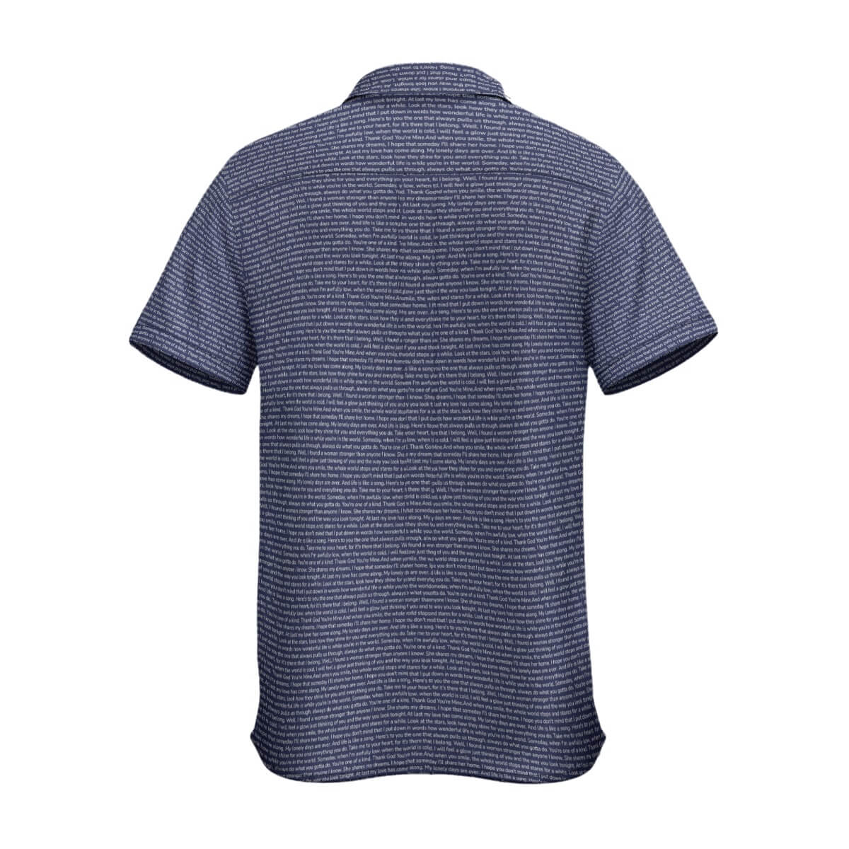 Men's Cotton Short Sleeve Button-Up Shirt