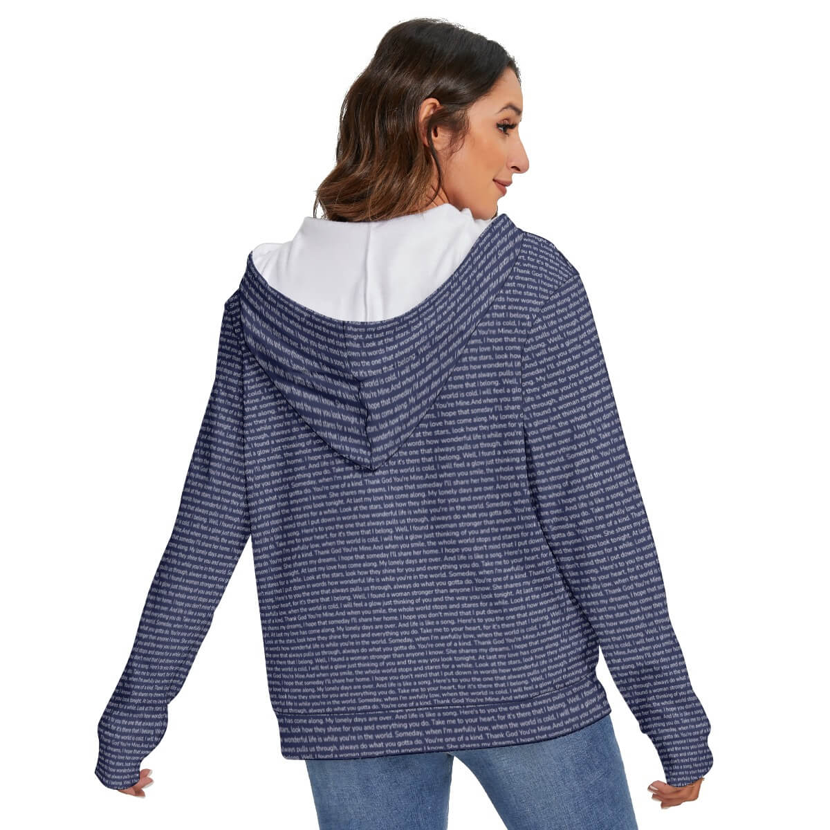 Women's Heavy Fleece Zip-on-the-Side Hoodie