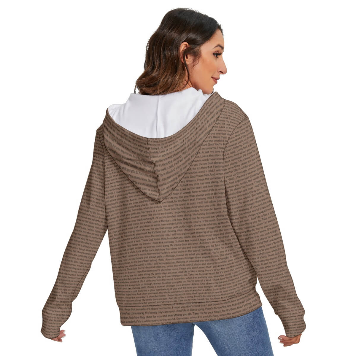 Women's Heavy Fleece Zip-on-the-Side Hoodie