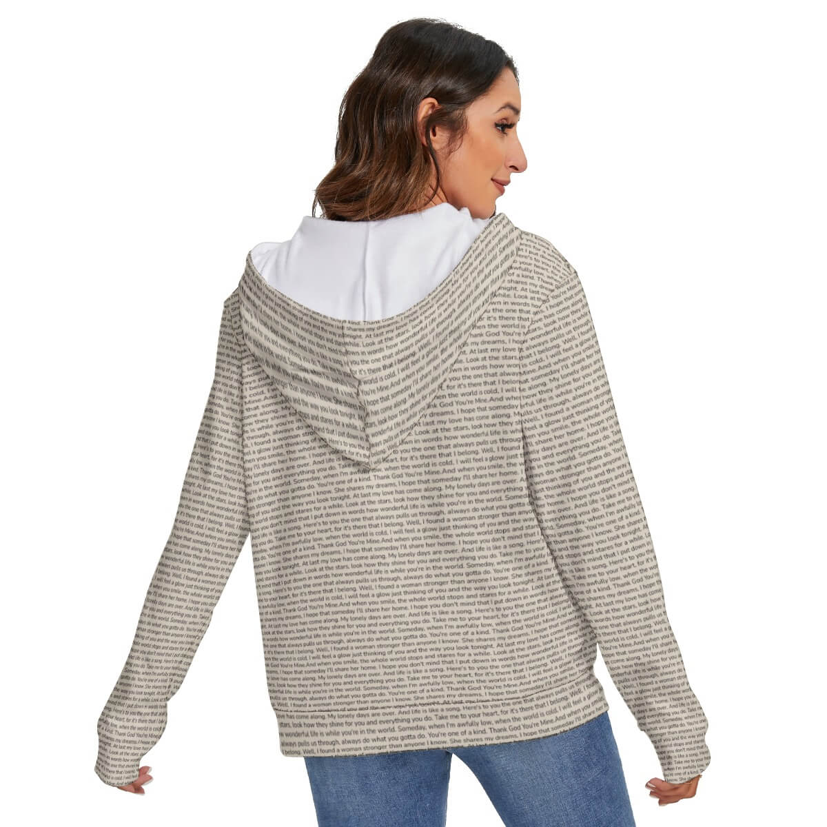Women's Heavy Fleece Zip-on-the-Side Hoodie