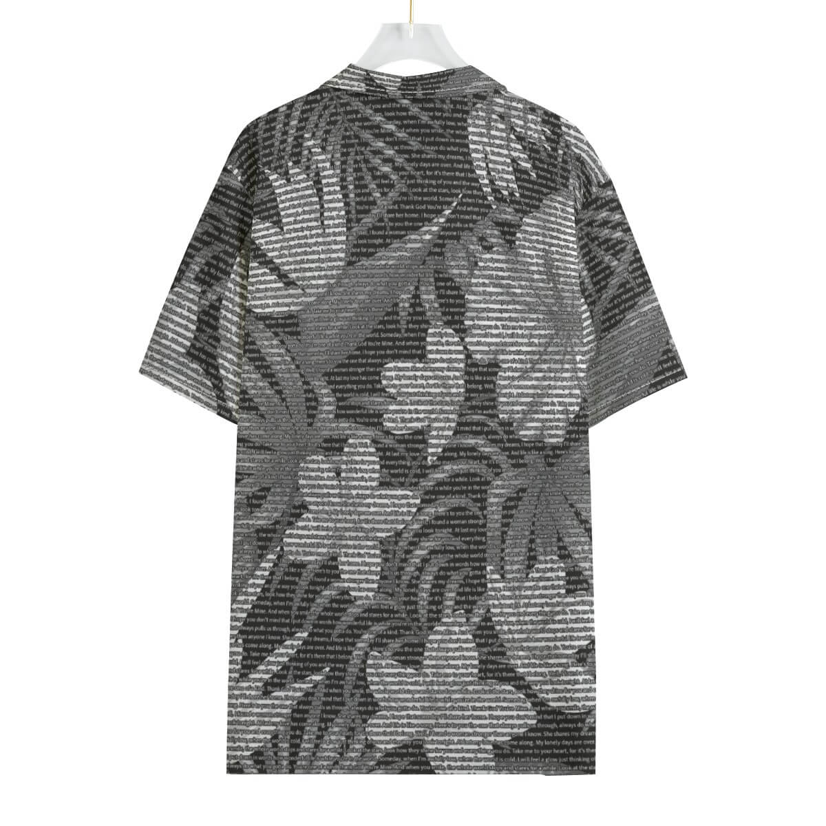 Men's Cotton Tropical Floral Scenic Hawaiian Shirt