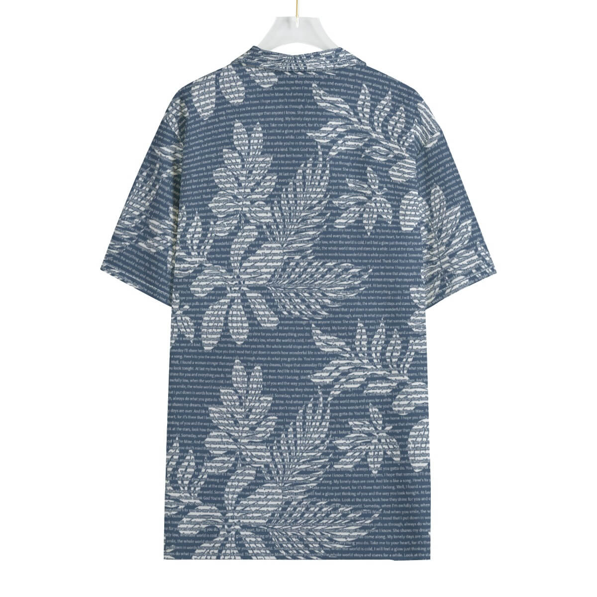 Men's Cotton Tropical Floral Scenic Hawaiian Shirt