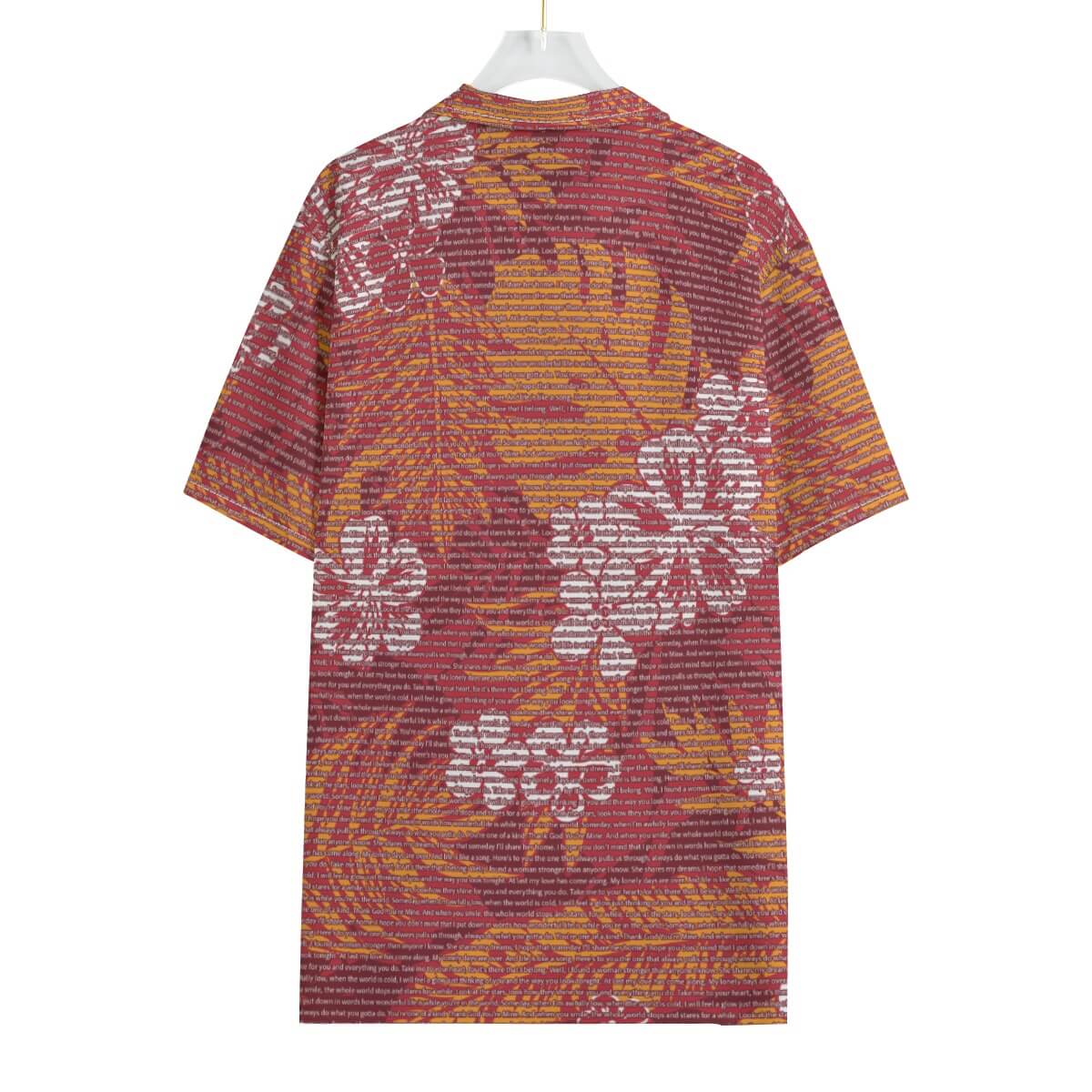 Men's Cotton Tropical Floral Scenic Hawaiian Shirt