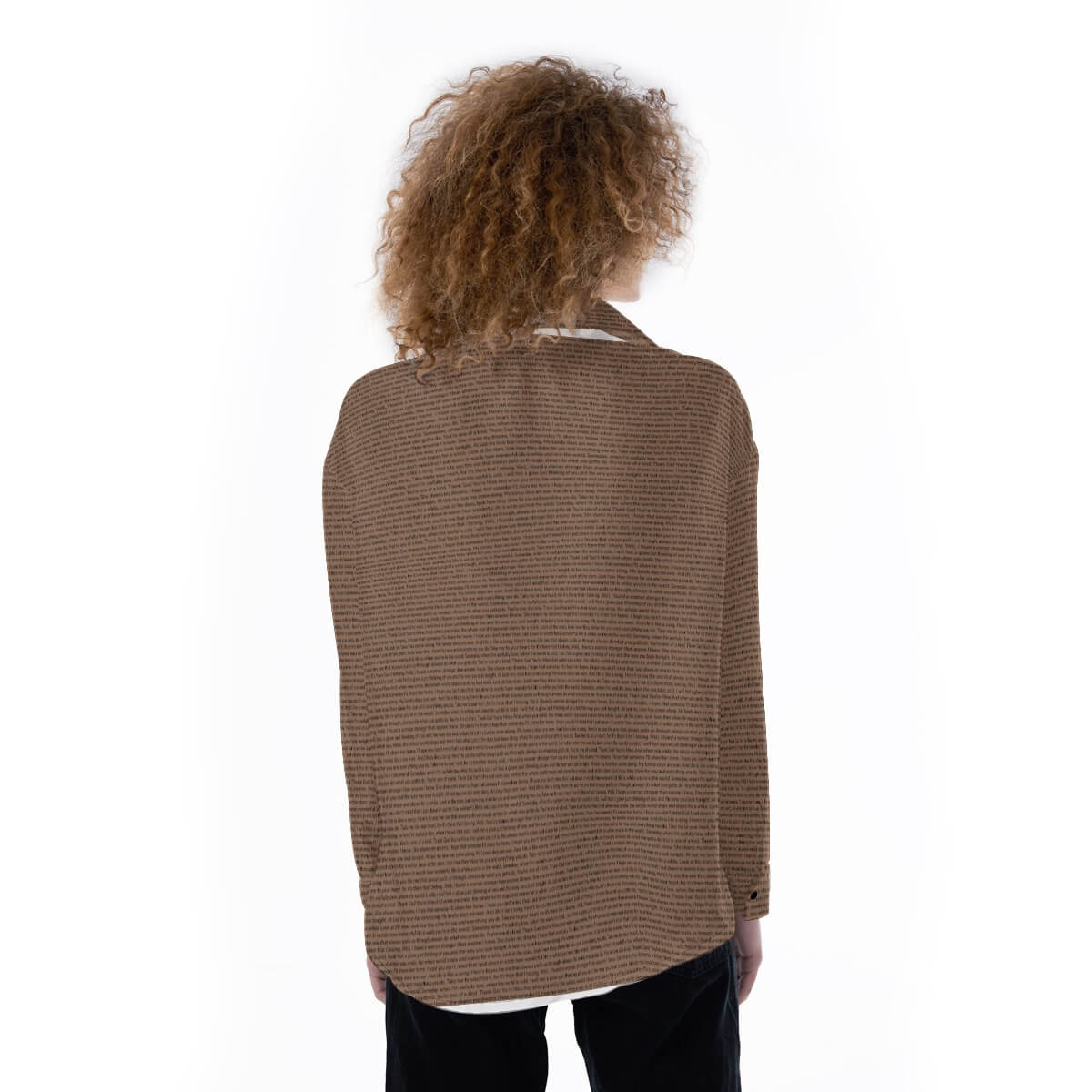 Women's Satin Long Sleeve Shirt