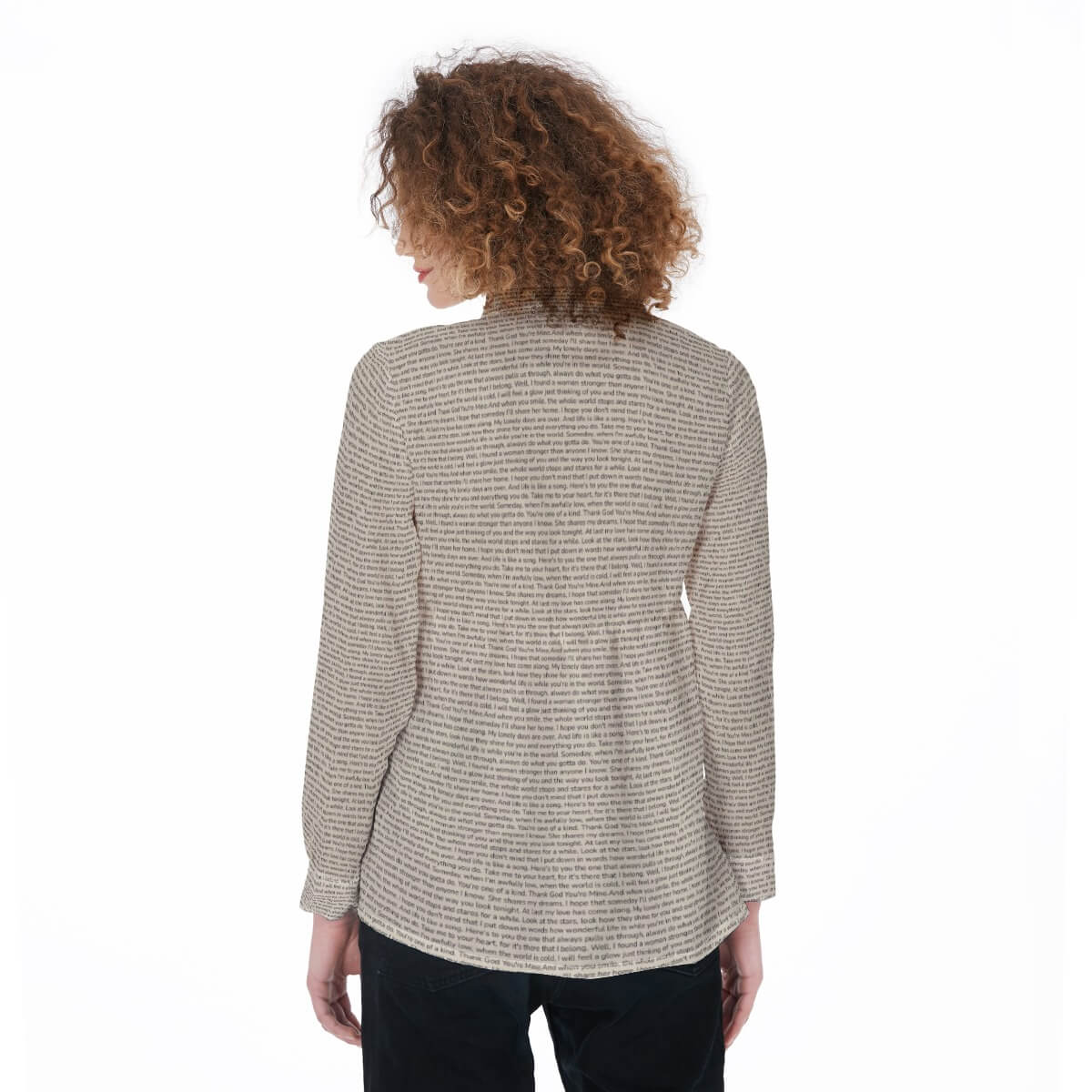 Women's Elastic-Back Shirt