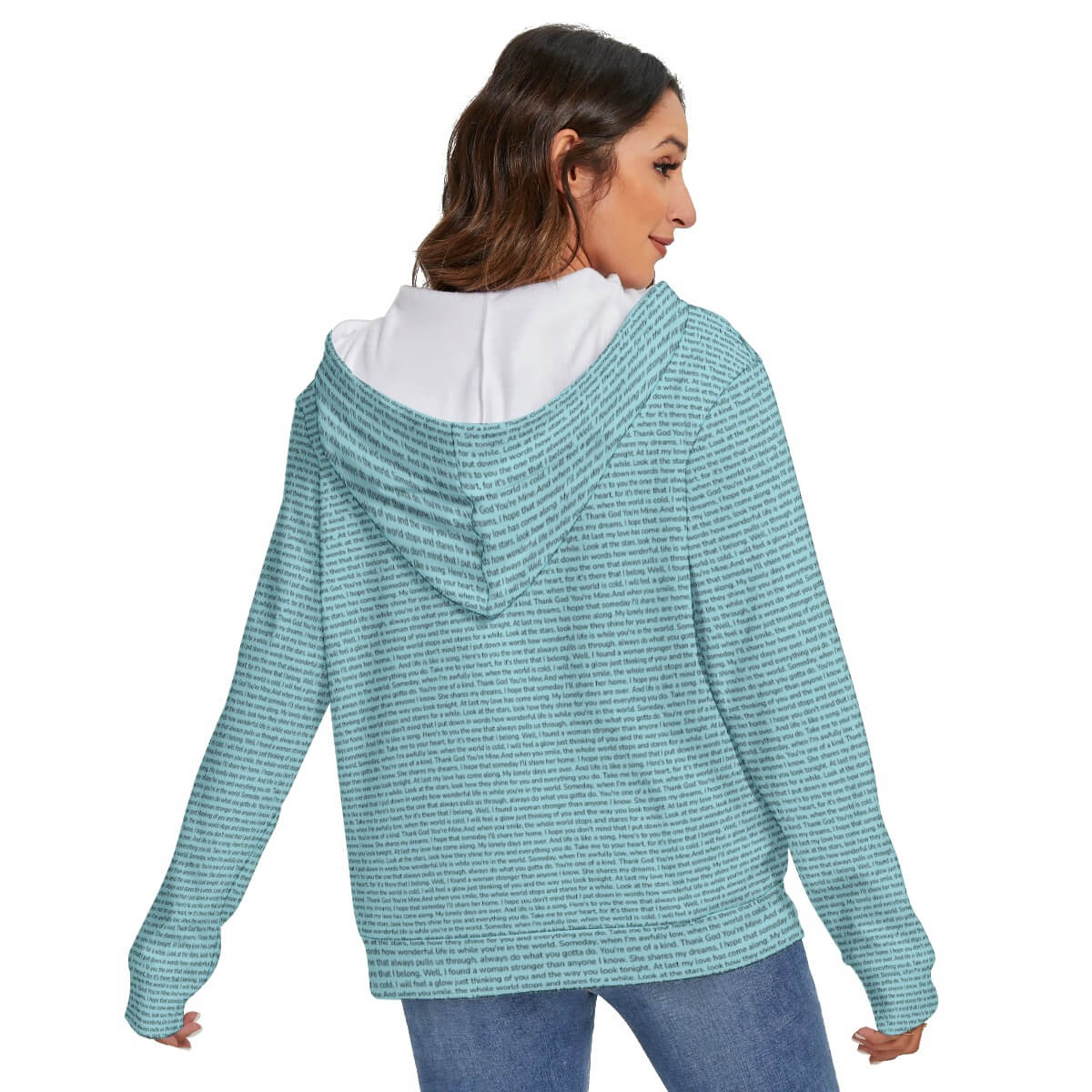 Women's Heavy Fleece Zip-on-the-Side Hoodie