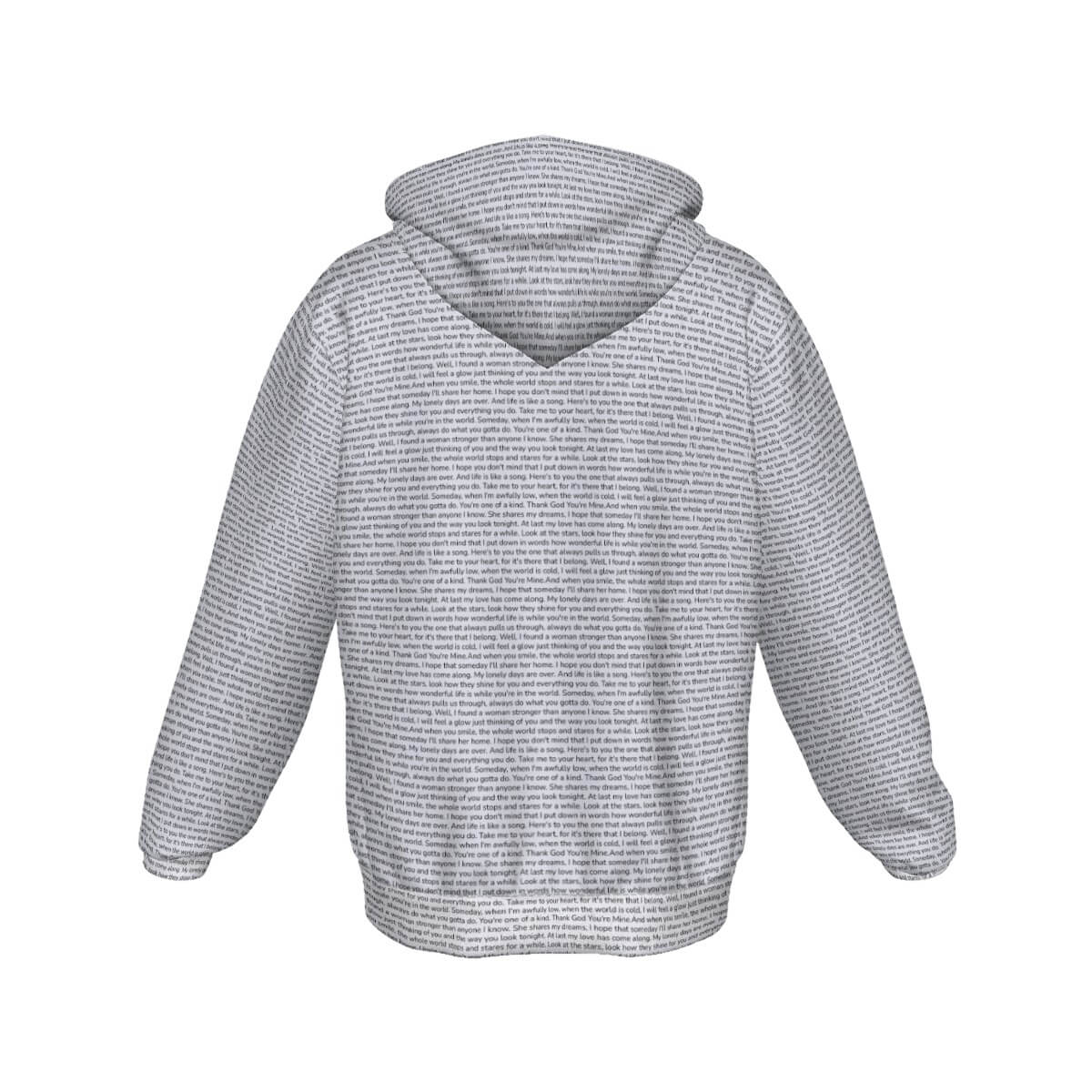 Unisex Heavy Fleece Zip Up Hoodie