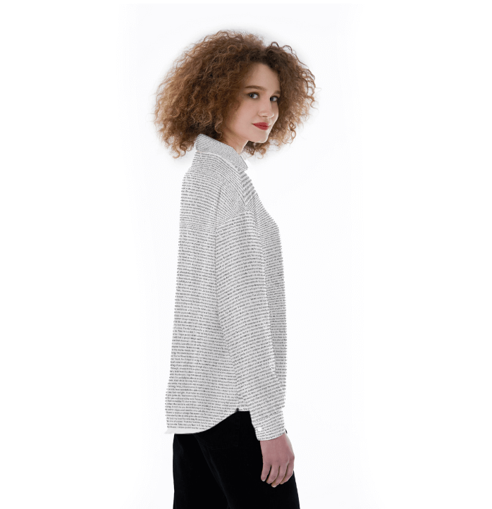 Women's Long Sleeve Satin Shirt