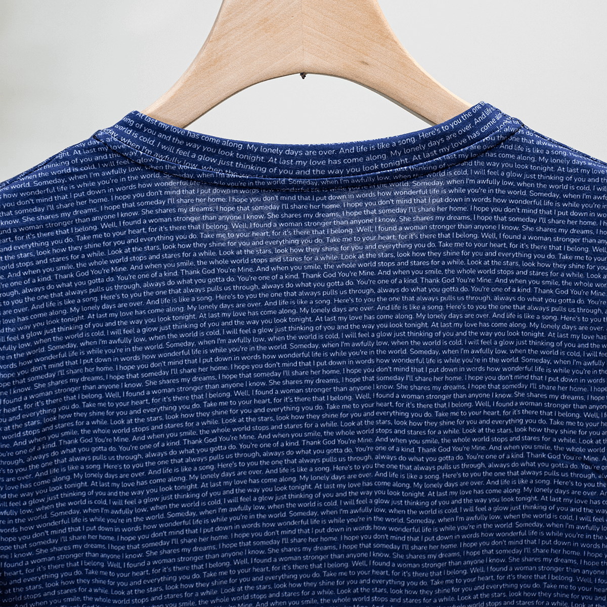 Herren T-Shirt mit O-Ausschnitt aus Baumwolle - TuneInk