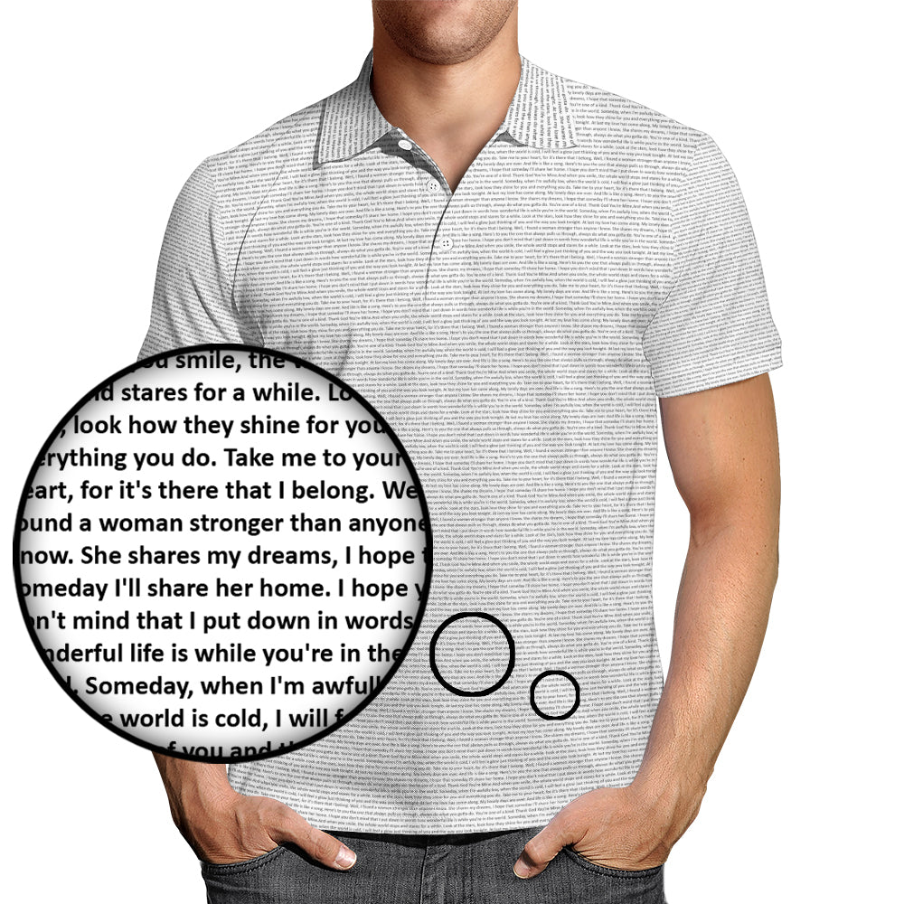 Men's Microfiber Jersey Polo Shirt