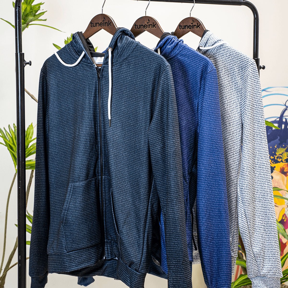 Unisex Heavy Fleece Zip Up Hoodie - TuneInk