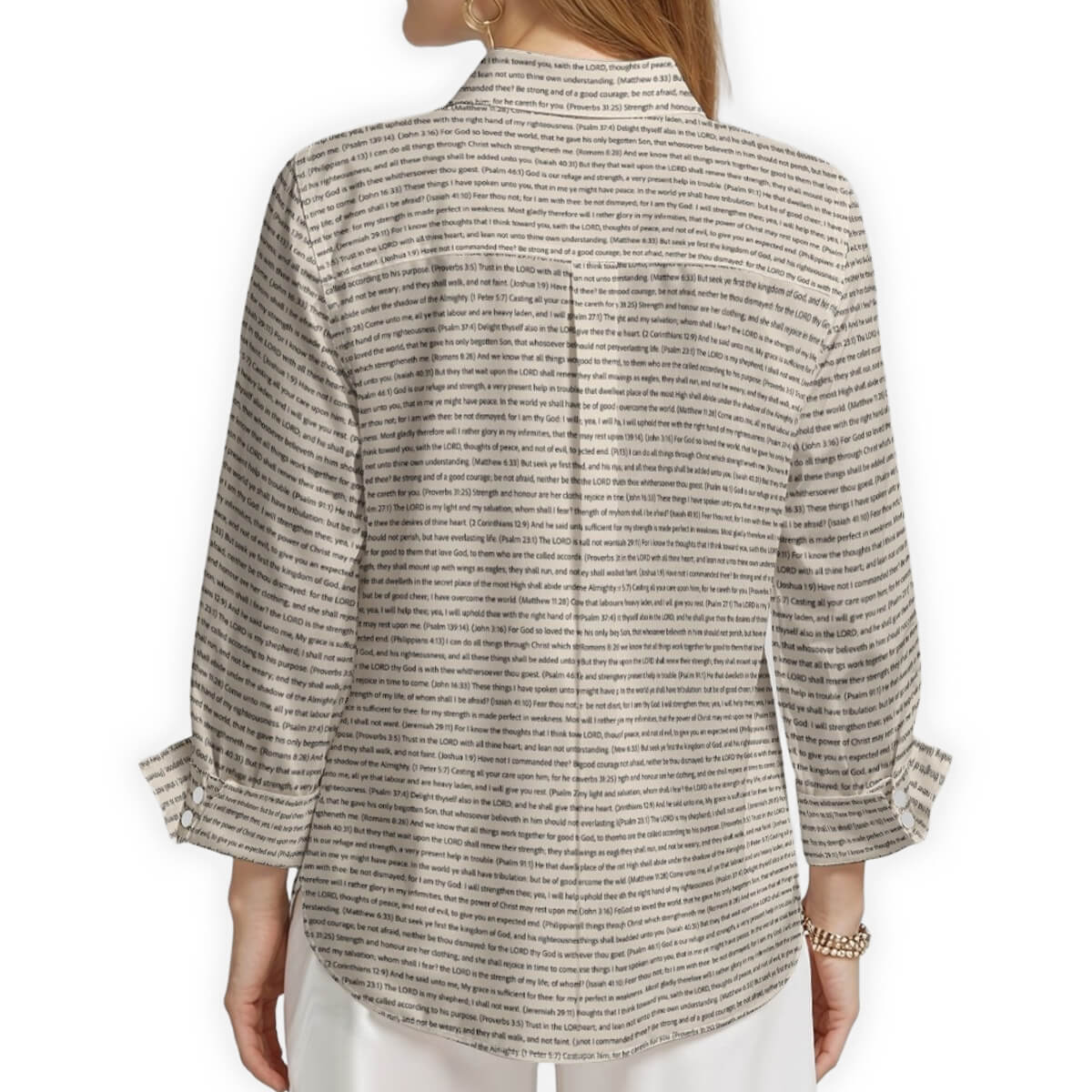 Women's Linen Textured Cotton 3/4 Sleeve Shirt