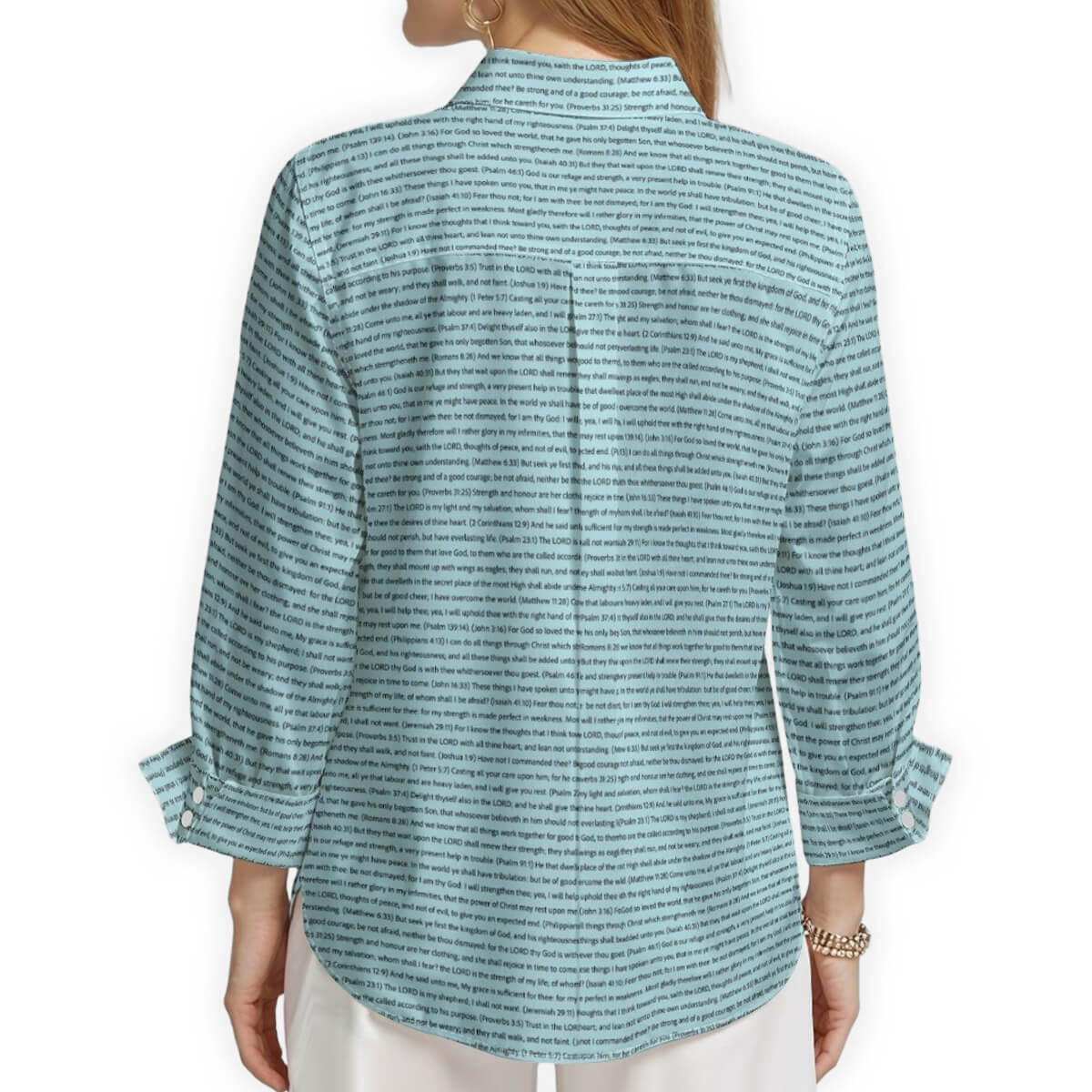 Women's Linen Textured Cotton 3/4 Sleeve Shirt