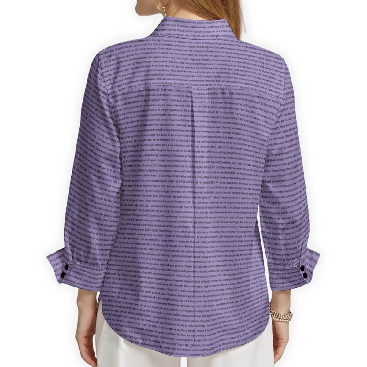Women's Linen Textured Cotton 3/4 Sleeve Shirt