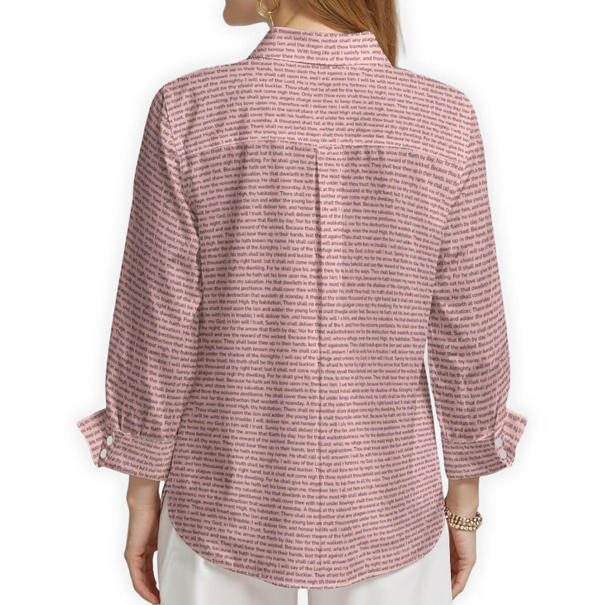 Women's Linen Textured Cotton 3/4 Sleeve Shirt