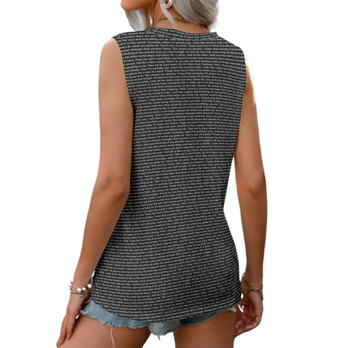 Women's Cotton Sports Vest - TuneInk