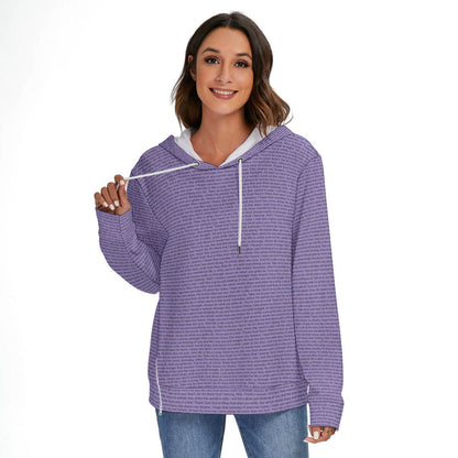 Women's Heavy Fleece Zip-on-the-Side Hoodie