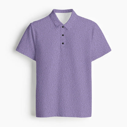 Men's Microfiber Jersey Polo Shirt