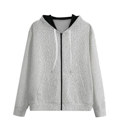 Unisex Cotton Zip Up Hoodie
