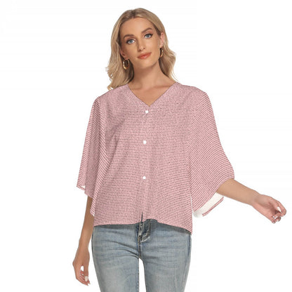 Women's Bat Sleeve Light V-neck Top